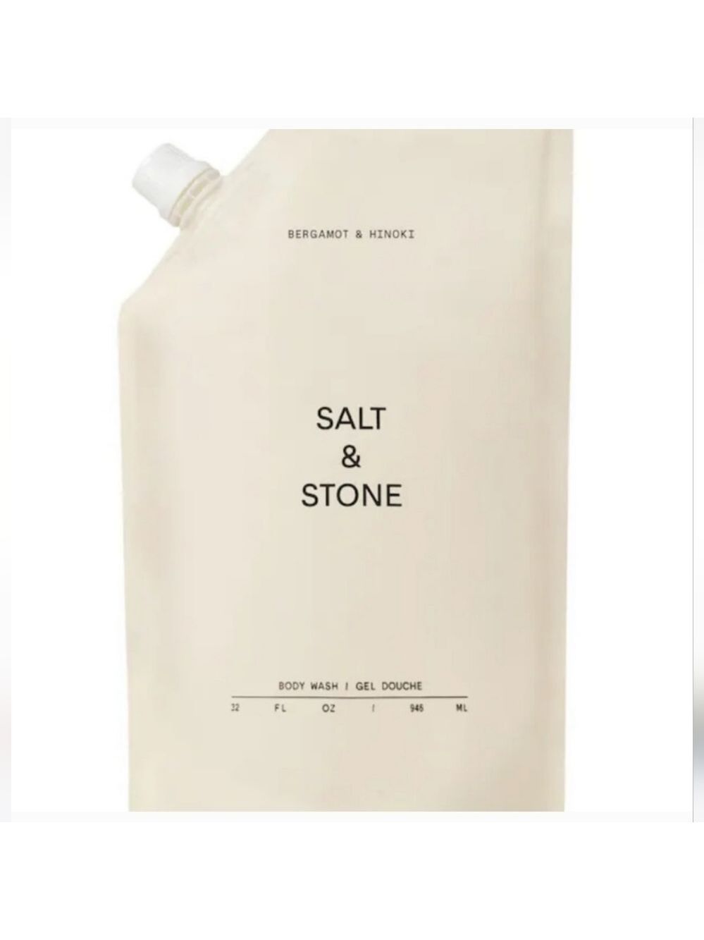 Salt & Stone Bergamot Hinoki Body Wash Pouch